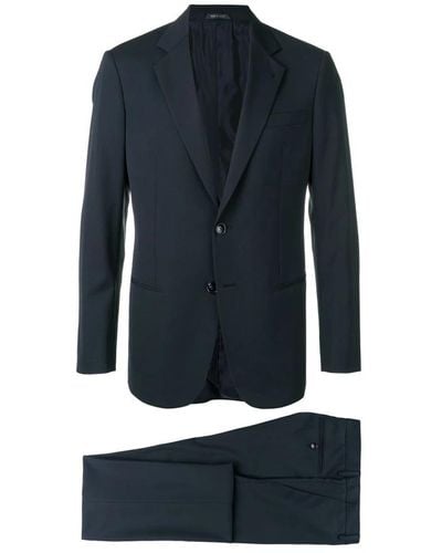 Giorgio Armani Single Breasted Suits - Blue