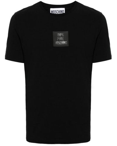 Moschino Schwarze t-shirts und polos