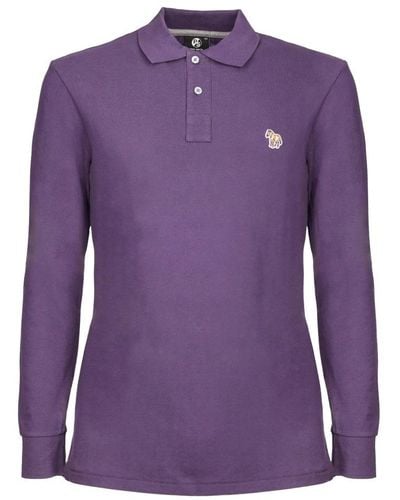 PS by Paul Smith Polo Shirts - Purple