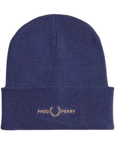 Fred Perry Accessories > hats > beanies - Bleu