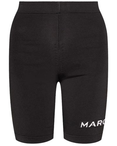Marc Jacobs Cropped leggings with logo - Nero