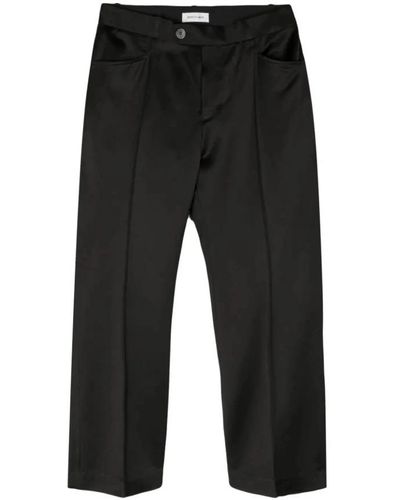 Ernest W. Baker Cropped Trousers - Black
