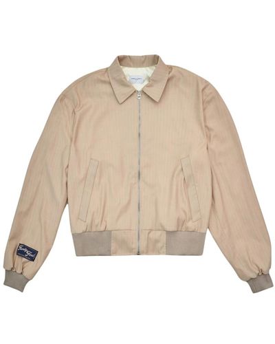 FAMILY FIRST Bomber Jackets - Natural
