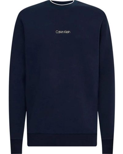 Calvin Klein Felpa uomo in cotone organico - Blu
