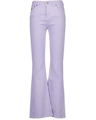 Lois Flared Jeans - Purple
