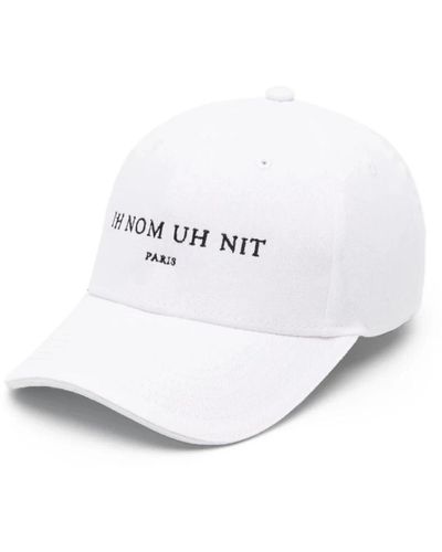 ih nom uh nit Logo baseball cap - Weiß