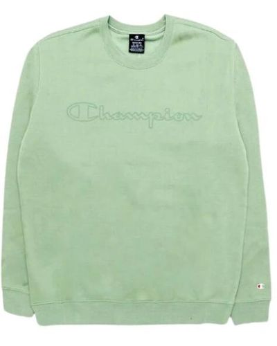 Champion Sweatshirt langarm baumwolle polyester - Grün