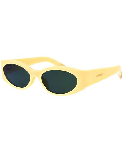 Jacquemus Ovale sonnenbrille für stilvollen sonnenschutz - Gelb