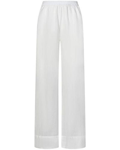 Fisico Trousers > wide trousers - Blanc