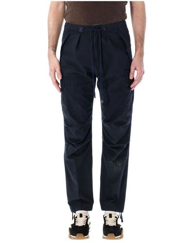Tom Ford Straight Trousers - Blue