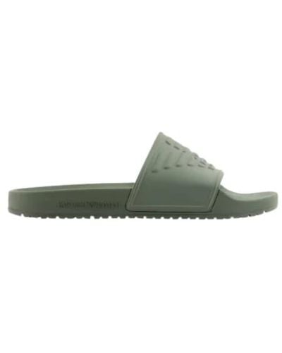 Emporio Armani Shoes > flip flops & sliders > sliders - Vert
