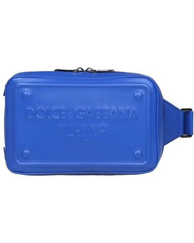 Dolce & Gabbana Stilvolle leder tasche - Blau