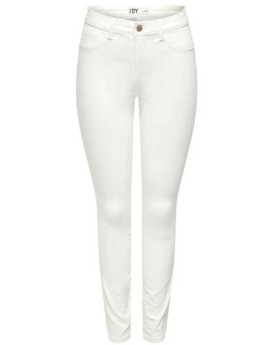 Jacqueline De Yong Jeans skinny - Blanc