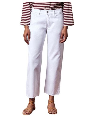 Massimo Alba Straight trousers - Weiß