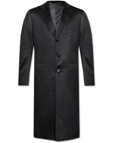 Cesare Attolini Coats > single-breasted coats - Noir