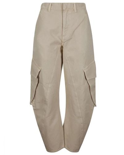 JW Anderson Straight Trousers - Natural