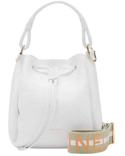Coccinelle Bucket Bags - White