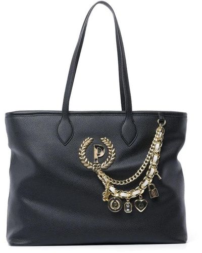 Pollini Tote Bags - Black