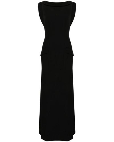Alberta Ferretti Midi Dresses - Black