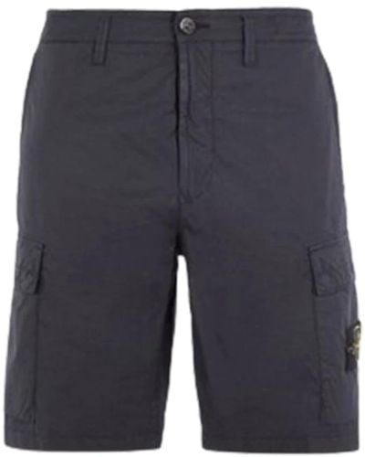 Stone Island Cargo bermuda shorts regular fit - Blau
