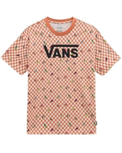 Vans Fruit checkerboard t-shirt - Pink