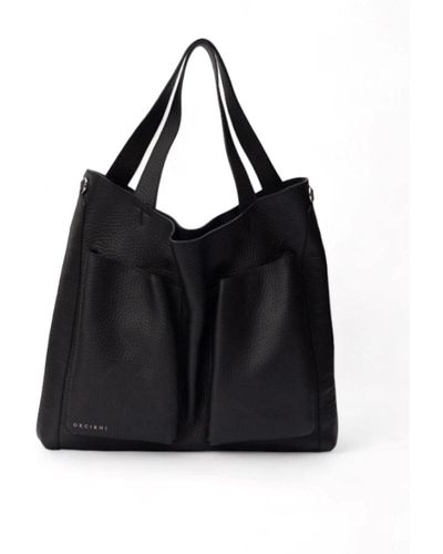 Orciani Stilvolle schultertaschen für den täglichen gebrauch - Schwarz