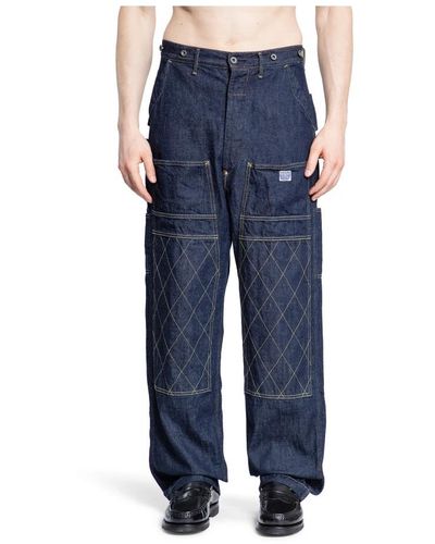 Kapital Jeans > loose-fit jeans - Bleu