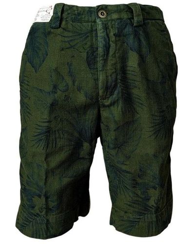 Incotex Shorts chino - Vert