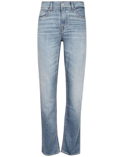 7 For All Mankind Jeans > straight jeans - Bleu