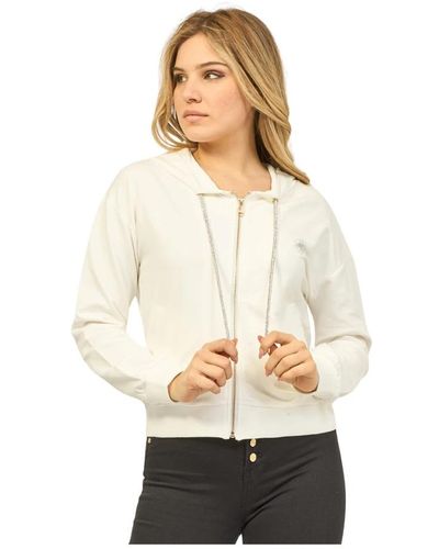 GAUDI Sweatshirts & hoodies > zip-throughs - Blanc