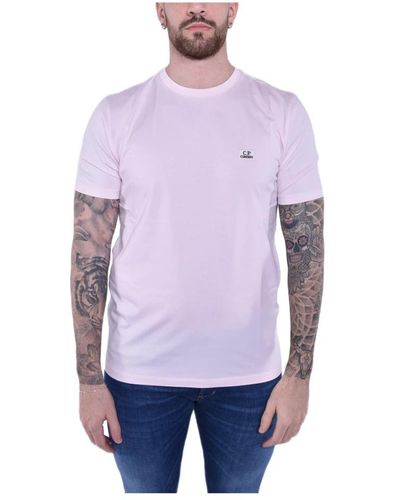 C.P. Company Himmlisch rosa logo t-shirt ss24 - Lila