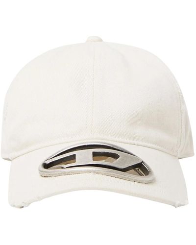 DIESEL Accessories > hats > caps - Blanc
