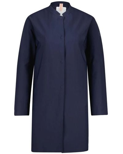 DUNO Coats > single-breasted coats - Bleu