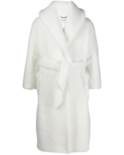 Casablancabrand Belted Coats - White