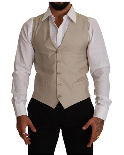Dolce & Gabbana Suit vests - Grigio