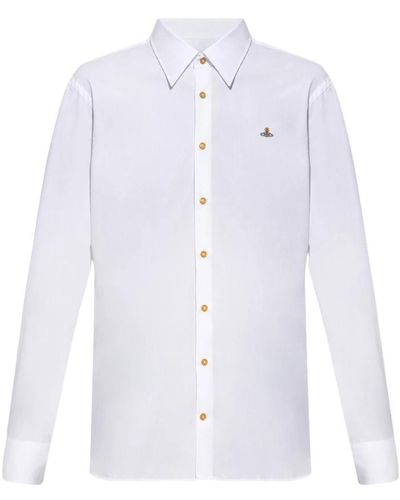 Vivienne Westwood Hemd mit Logo - Weiß