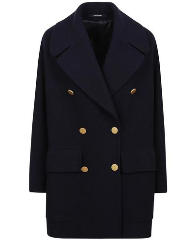 Tagliatore Coats > double-breasted coats - Bleu