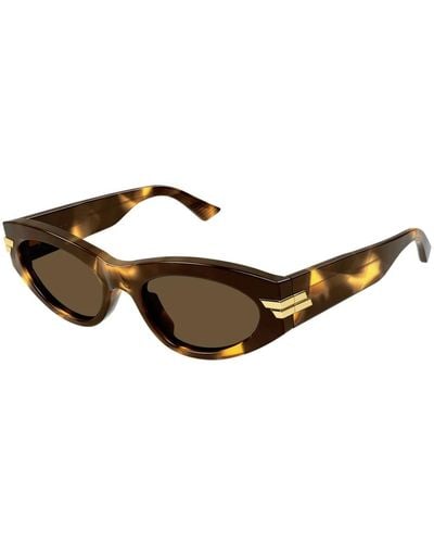 Bottega Veneta Stylische sonnenbrille für frauen - Braun