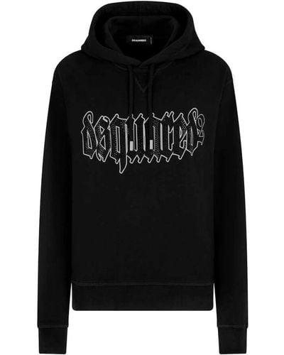DSquared² Stylische sweatshirts und hoodies - Schwarz