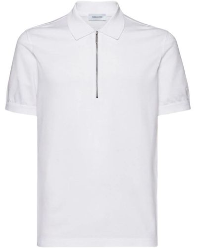 Ferragamo Polo Shirts - White