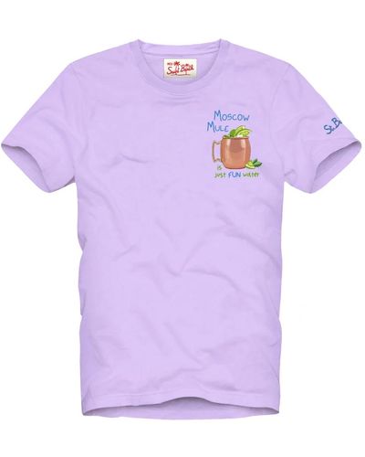 Mc2 Saint Barth Tops > t-shirts - Violet
