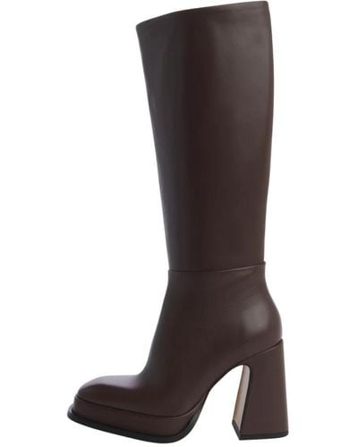 Souliers Martinez High Boots - Brown