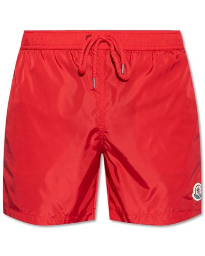 Moncler Swimwear > beachwear - Rouge