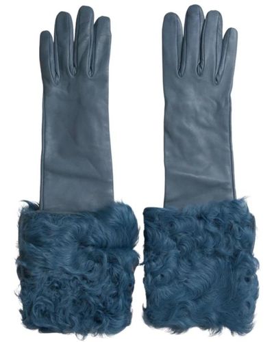 Dolce & Gabbana Accessories > gloves - Bleu
