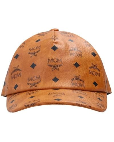 MCM Cappello da baseball in tela stampata - Marrone