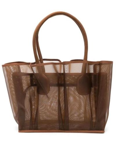 La Milanesa Tote Bags - Brown