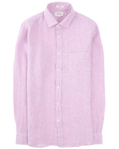 Hartford Storm lino shirt - Pink