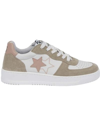 2Star Weiße und rosa dubai sneakers - Grau