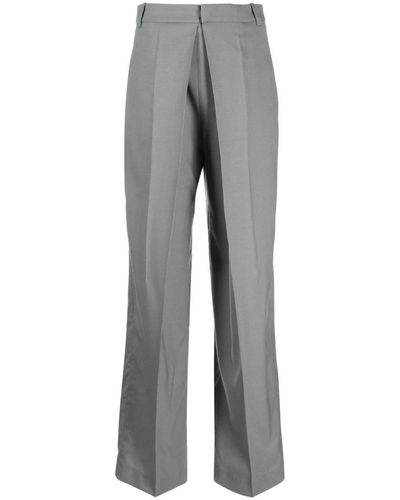 Low Classic Trousers > wide trousers - Gris