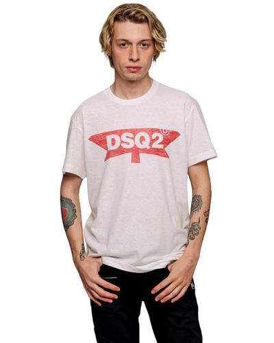 DSquared² Tops > t-shirts - Rouge